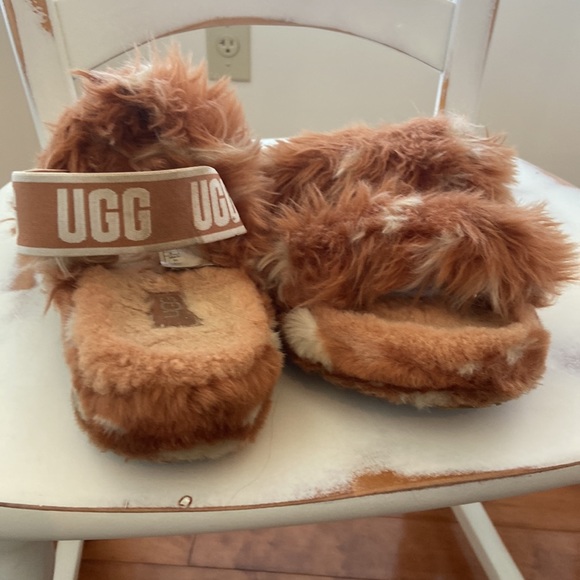 - Hi EUC UGG platform logo slipper in rust - Picture 2 of 4
